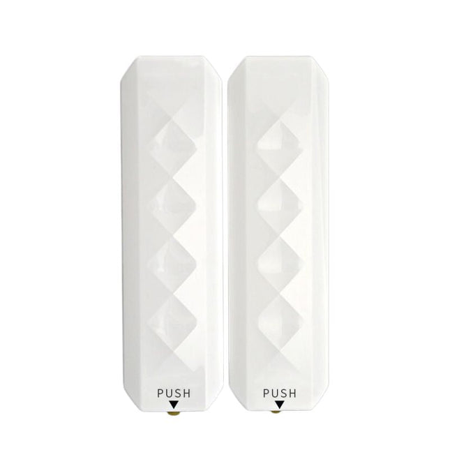 Biały designerski dozownik mydła naścienny