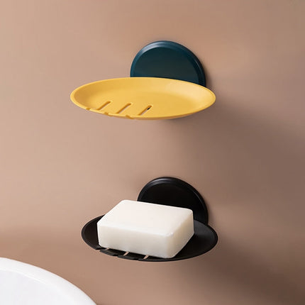 Nowoczesna mydelniczka ścienna z ociekaczem