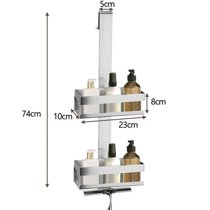 Wisząca półka prysznicowa ze stali nierdzewnej