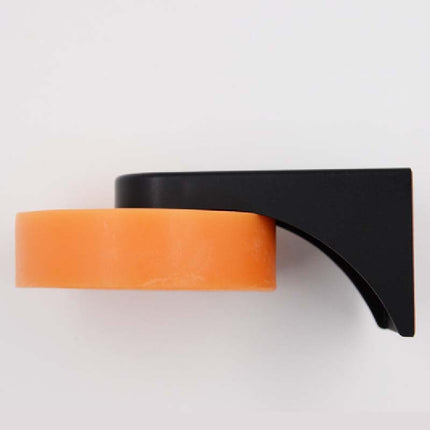 Czarny uchwyt magnetyczny na mydło