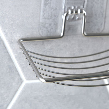 Samoprzylepna mydelniczka prysznicowa stalowa