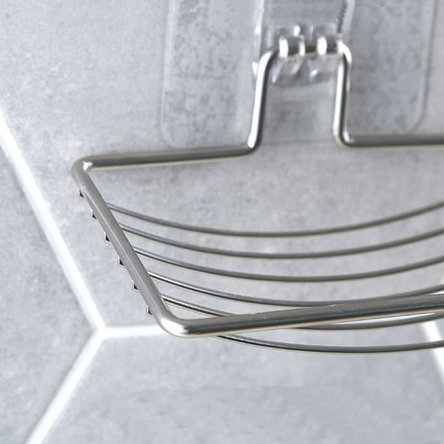 Samoprzylepna mydelniczka prysznicowa stalowa