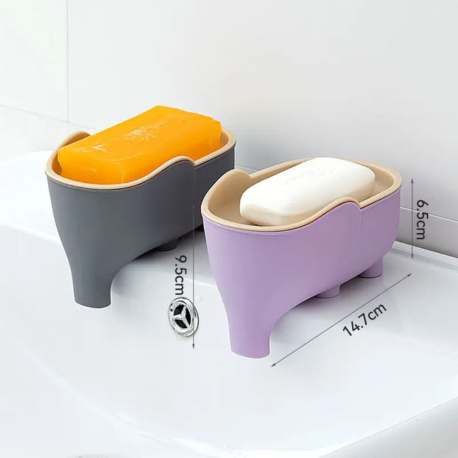 Designerska mydelniczka w kształcie słonia