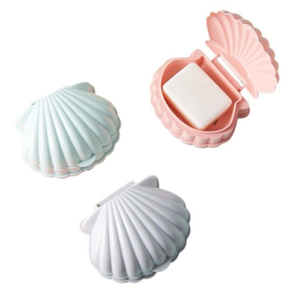 Podróżna mydelniczka w kształcie muszli