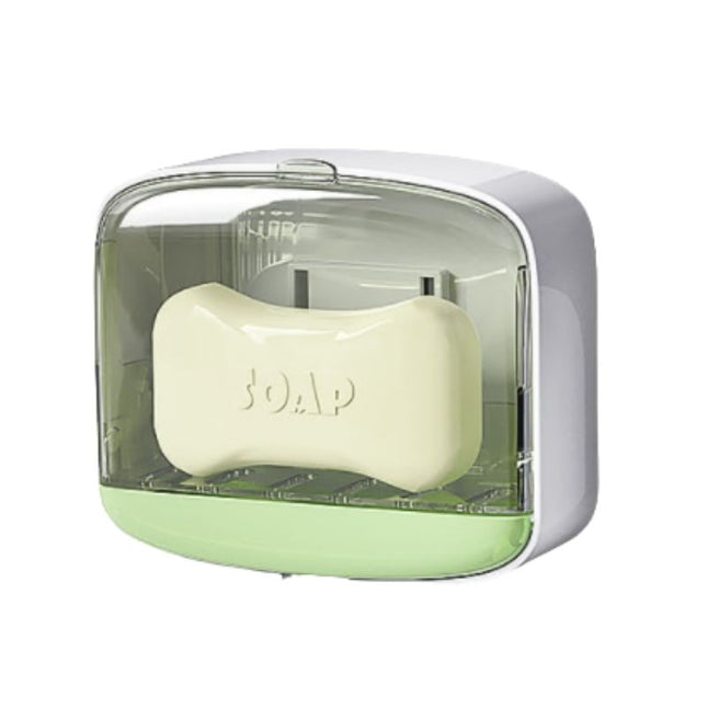 Zamykane pudełko na mydło ścienne samoprzylepne