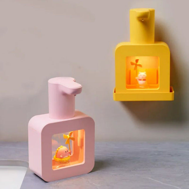 Bezdotykowy dozownik mydła dla dzieci kotek