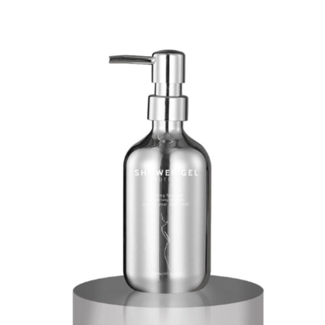 Chromowany stalowy dozownik do mydła