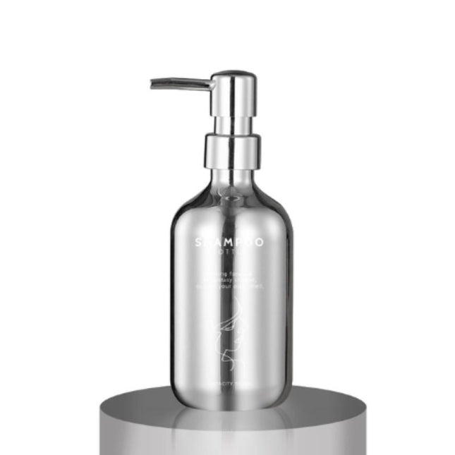 Chromowany stalowy dozownik do mydła