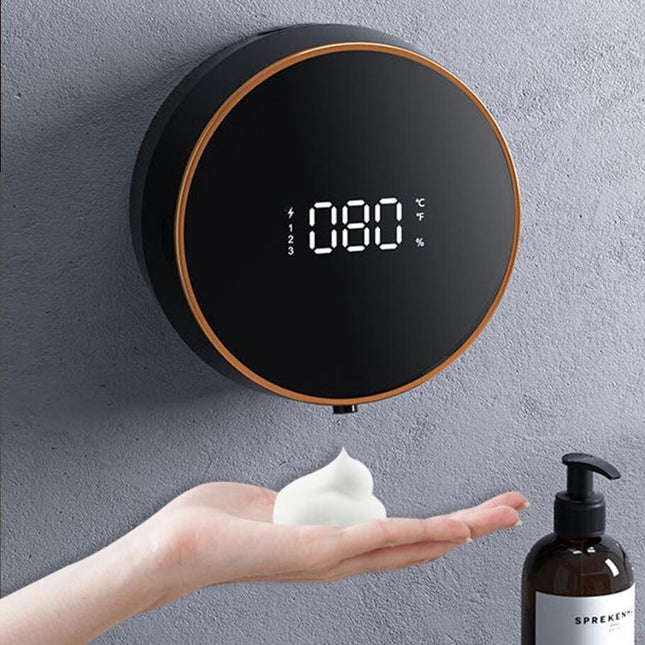 Automatyczny dozownik mydła z wyświetlaczem