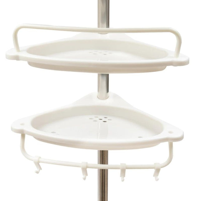 Teleskopowa półka narożna pod prysznic