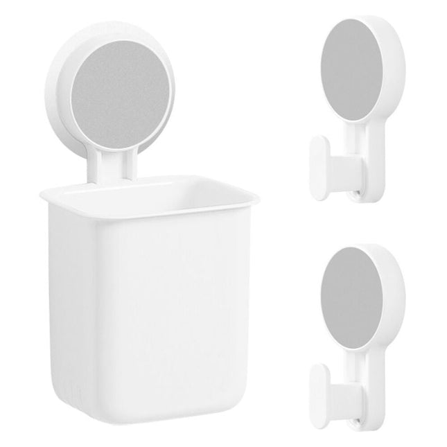 Wielofunkcyjna półka prysznicowa na przyssawki.