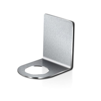 Naścienny uchwyt na dozownik mydła.