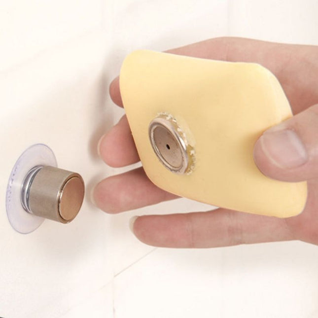 Zestaw 2 magnetycznych mydelniczek z przyssawką