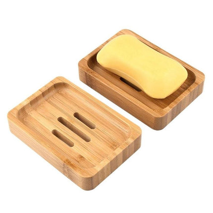 Bambusowa mydelniczka z ociekaczem