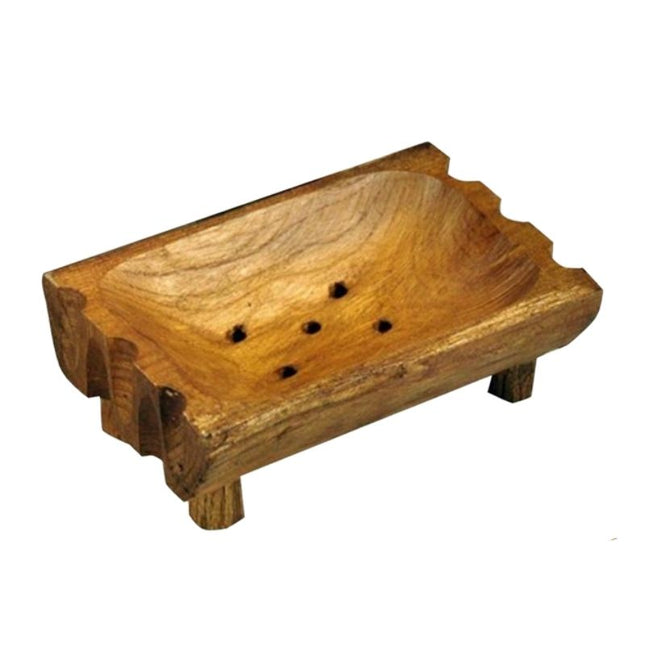 Ręcznie robiona mydelniczka drewniana