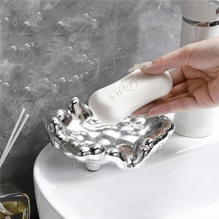 Designerska mydelniczka w kształcie chmury