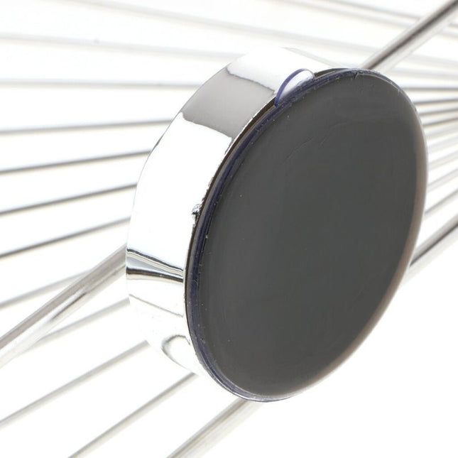 Narożna półka prysznicowa montowana na przyssawki.