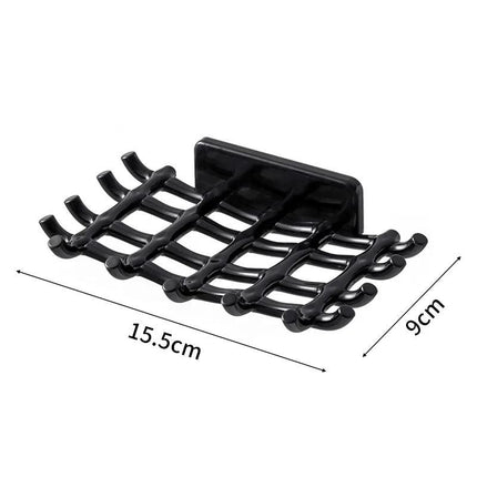 Oryginalna mydelniczka ścienna z odpływem