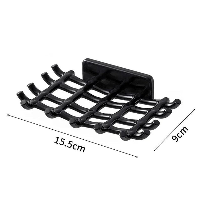 Oryginalna mydelniczka ścienna z odpływem