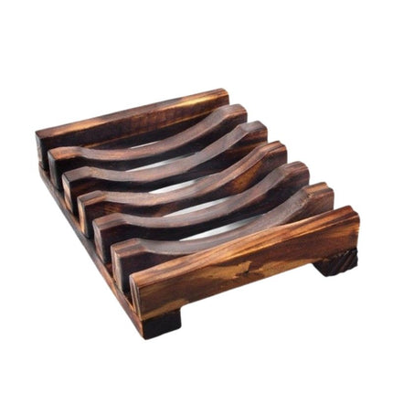 Mydelniczka z drewna egzotycznego ociekowa