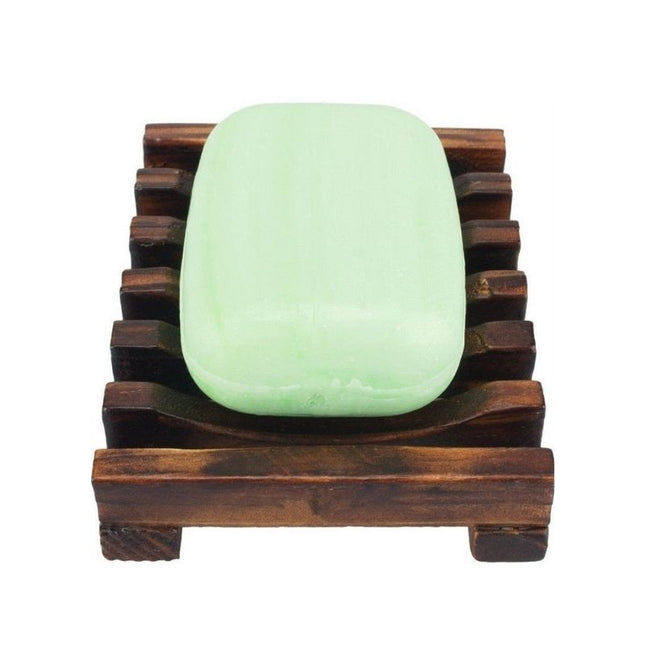 Mydelniczka z drewna egzotycznego ociekowa