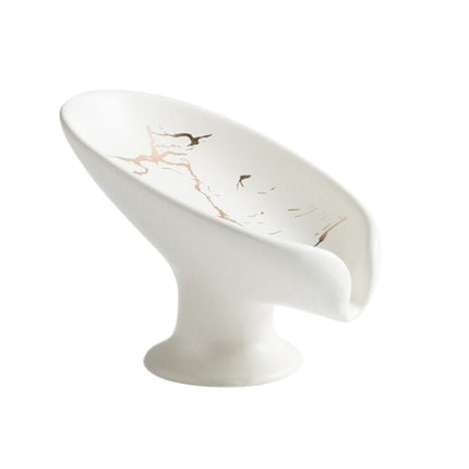 Elegancka mydelniczka z efektem marmuru