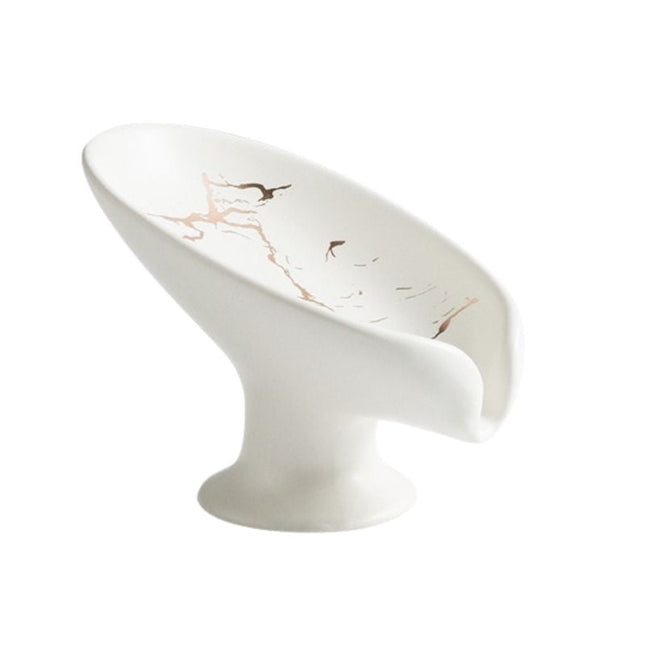 Elegancka mydelniczka z efektem marmuru