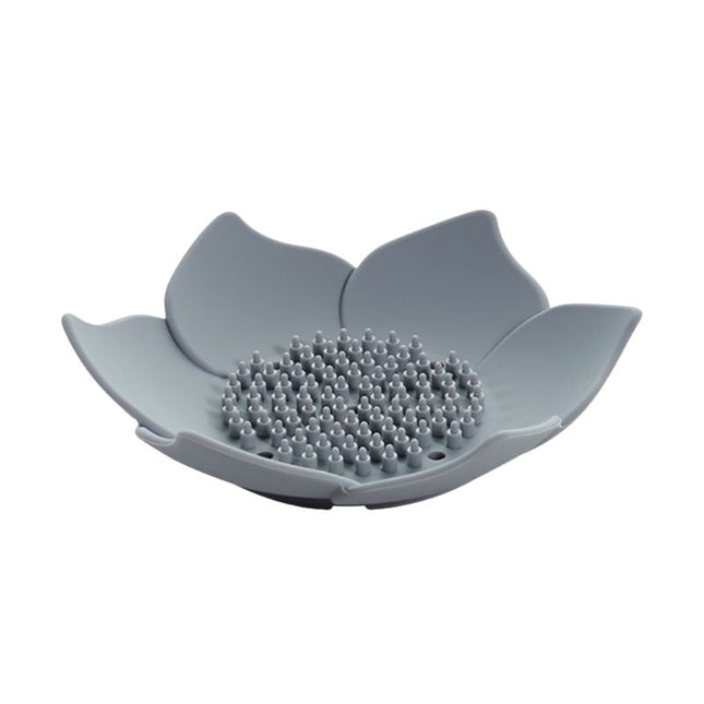 Silikonowa mydelniczka w kształcie lotosu