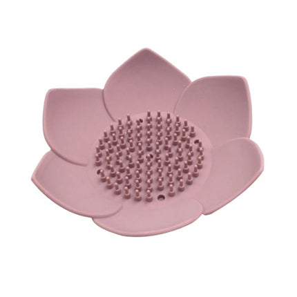 Silikonowa mydelniczka w kształcie lotosu