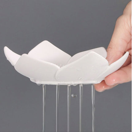 Silikonowa mydelniczka w kształcie lotosu