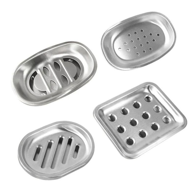 Prosta mydelniczka ze stali nierdzewnej