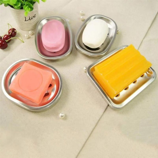 Prosta mydelniczka ze stali nierdzewnej