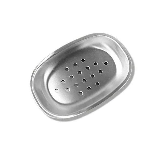 Prosta mydelniczka ze stali nierdzewnej