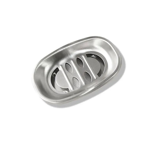 Prosta mydelniczka ze stali nierdzewnej