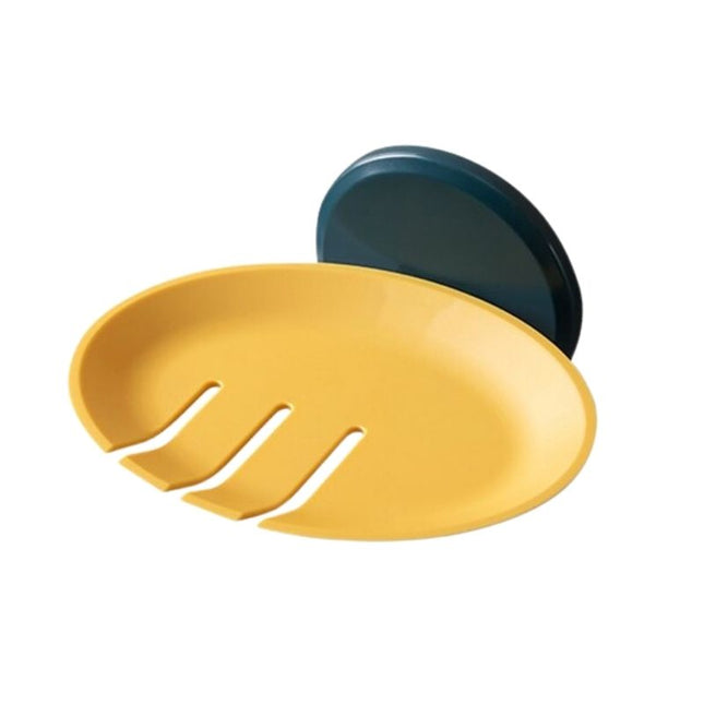 Nowoczesna mydelniczka ścienna z ociekaczem