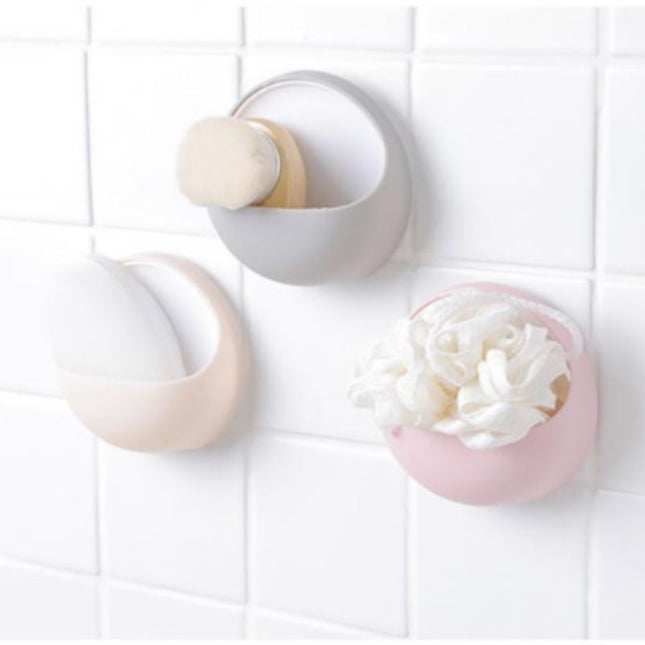 Mała mydelniczka ścienna z przyssawką