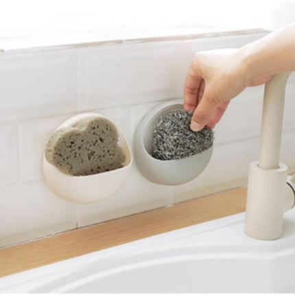 Mała mydelniczka ścienna z przyssawką