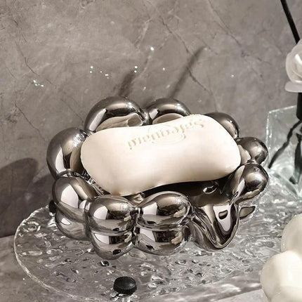 Ceramiczna mydelniczka w kształcie chmurki