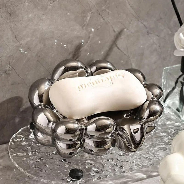 Ceramiczna mydelniczka w kształcie chmurki