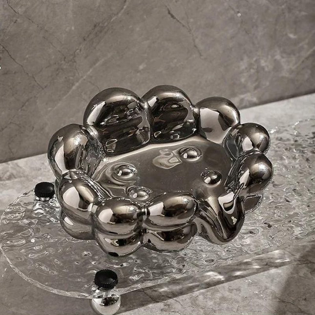 Ceramiczna mydelniczka w kształcie chmurki