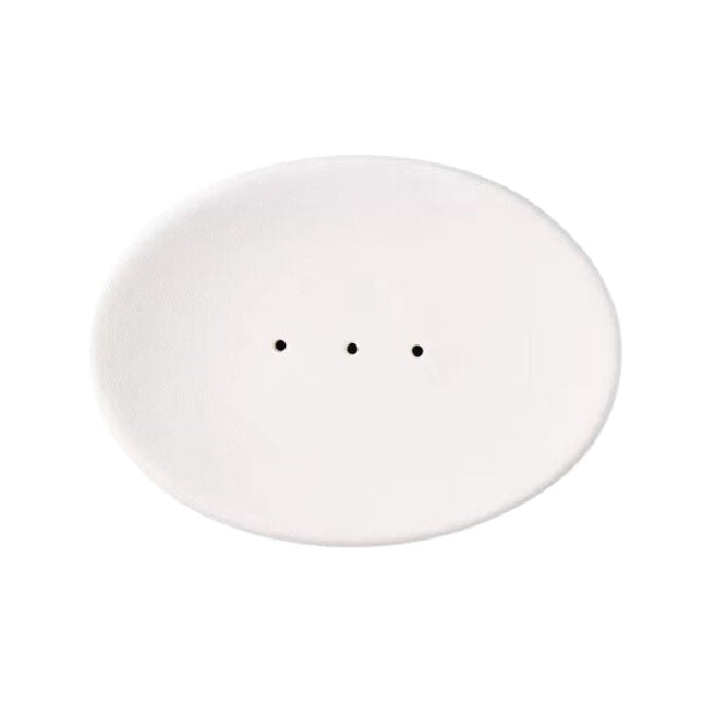 Owalna mydelniczka ceramiczna z otworami