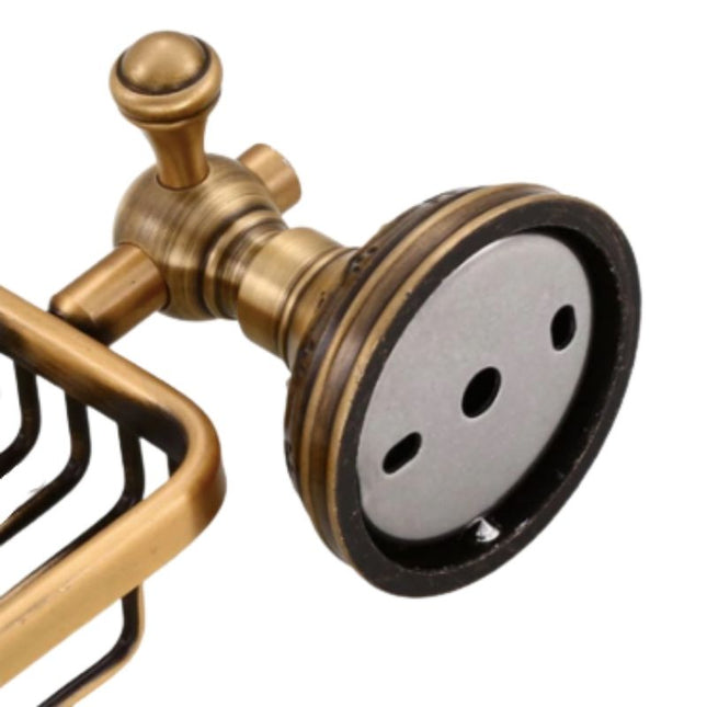 Ścienny koszyk na mydło styl retro