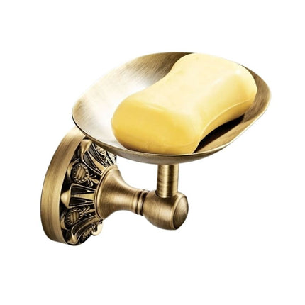 Mosiężna mydelniczka ścienna w stylu vintage