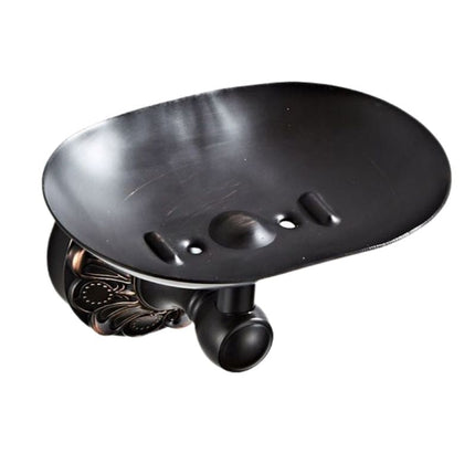 Mosiężna mydelniczka ścienna w stylu vintage