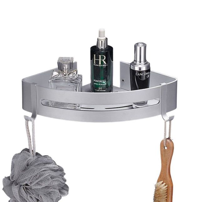 Aluminiowa półka prysznicowa narożna