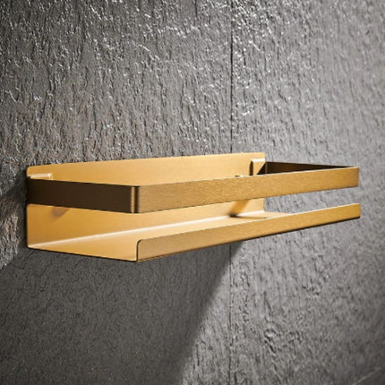Złota designerska półka pod prysznic
