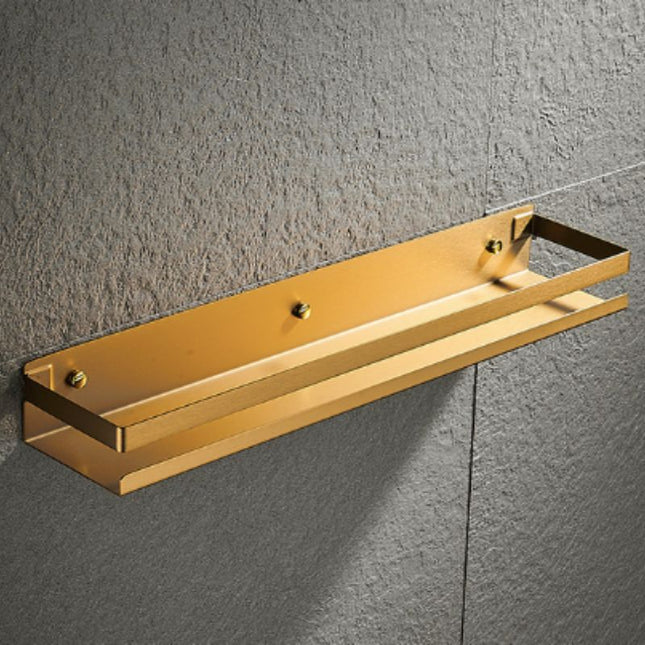 Złota designerska półka pod prysznic